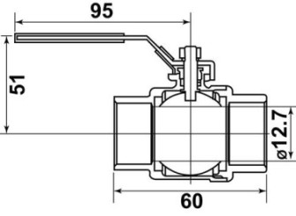Vanne acier inoxydable FF12/17 - GEBOG316