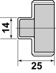 Bouchon acier inoxydable M26/34 - GEBOG316