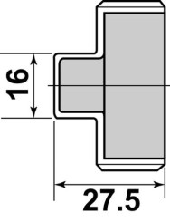 Bouchon acier inoxydable M33/42 - GEBOG316