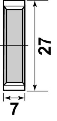 Contre écrou acier inoxydable F15/21 - GEBOG316