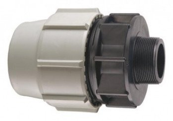 Raccord à compression mâle 26/34 PE ø20 - PLASSON
