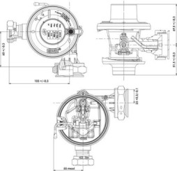 Régulateur gaz propane b10n - 37 mbars