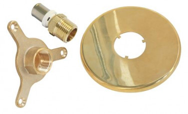 Applique d'arrosage brute avec raccord à sertir multicouche ø16 F15/21