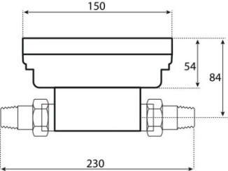 Compteur d'énergie thermique ultracompact à ultrasons SHARKY 775 DN20