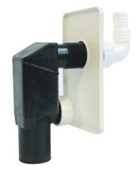 Siphon machine à laver encastré blanc