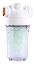 Mini filtre anticalcaire pour chauffe eau double action