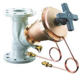 Vanne d'équilibrage HYDROMAT DFC 400 à 1800 mbars DN80 - OVENTROP