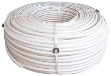Tube PER nu blanc ø12 lisseret bleu 240m