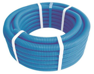 Tube PER BAO PEX A gainé bleu ø12 100m