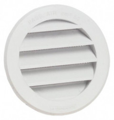 Grille de ventilation ronde ø100 avec moustiquaire amovible