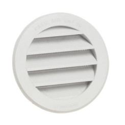 GRILLE DE VENTILATION RONDE Ø100 AVEC MOUSTIQUAIRE AMOVIBLE