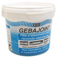 Pâte à joints Gebajoint pour raccords filetés - GEB
