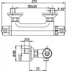 Thermostatique de douche Calips'o C3 - ROLF