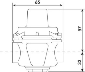 Réducteur de pression à membrane Desbordes GAMME 11 double femelle 15/21 - SOCLA