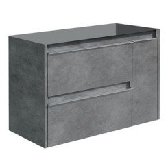 BLOC MEUBLE 80cm BOSTON BETON - BATHROOM THERAPY