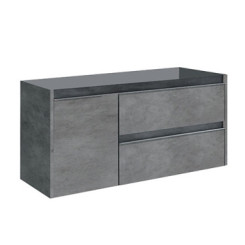 BLOC MEUBLE 120cm BOSTON BETON - BATHROOM THERAPY