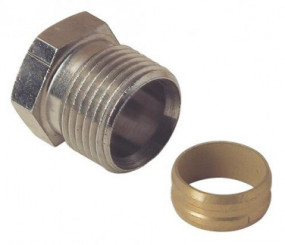 Raccord à compression pour robinet thermostatiques ø16-15/21 - DANFOSS