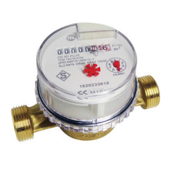 COMPTEUR D'EAU DIVISIONNAIRE EAU CHAUDE A JET UNIQUE A LECTURE DIRECTE M26/34 - PRONORM