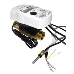 COMPTEUR D'ENERGIE THERMIQUE COMPACT A ULTRASONS DN15 M-BUS 2 IMPULSIONS