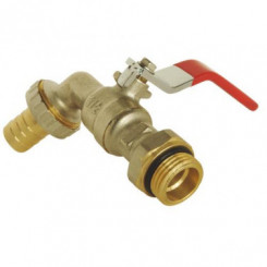 Robinet d'arrosage orientable à sphère avec raccord au nez 15/21 - 20/27