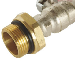 Robinet d'arrosage orientable à sphère avec raccord au nez 20/27 - 20/27