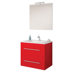 MEUBLE A SUSPENDRE MARIS - LAQUE ROUGE - 60cm