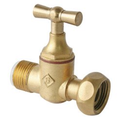 ROBINET DE CHASSE WC DROIT BROSSE