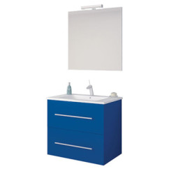 MEUBLE A SUSPENDRE MARIS - LAQUE BLEU - 80cm