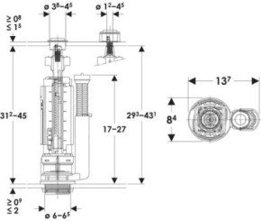 Mécanisme complet à double poussoir à Étrier nemo duo - GEBERIT