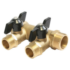 COLLECTEUR DE DISTRIBUTION CHANTIER A PORTEE PLATE AVEC MINI VANNES - FIXOCONNECT