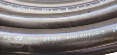 Tube polyéthylène ø25 25 mètres