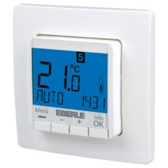 THERMOSTAT DIGITAL HEBDOMADAIRE FILAIRE SEMI-ENCASTRE - EBERLE