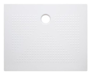 Receveur de douche céramique ultra-plat 3,5 cm blanc 80x100cm