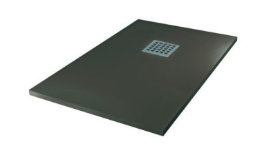 Receveur de douche résine de synthèse MINA gris anthracite 70x120