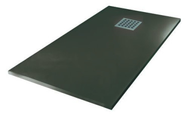 Receveur de douche résine de synthèse MINA gris anthracite 70x180