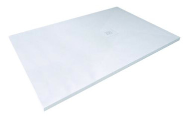 Receveur de douche résine de synthèse RECEA blanc 80x120