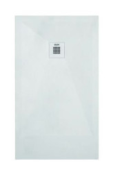 Receveur de douche résine de synthèse RECEA blanc 80x140