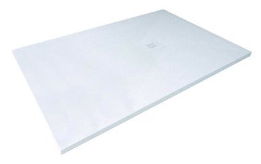 Receveur de douche résine de synthèse RECEA blanc 80x140