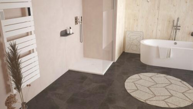 Receveur de douche résine de synthèse RECEA blanc 100x100