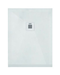 Receveur de douche résine de synthèse RECEA blanc 100x120