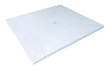 Receveur de douche résine de synthèse RECEA blanc 100x120