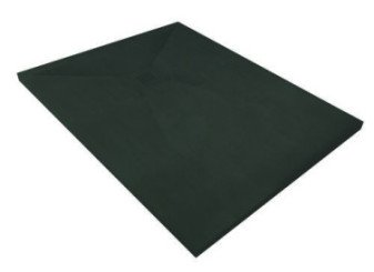 Receveur de douche résine de synthèse RECEA noir 100x140
