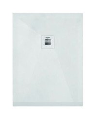 Receveur de douche résine de synthèse RECEA blanc 70x100