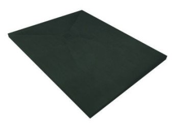 Receveur de douche résine de synthèse RECEA noir 70x100