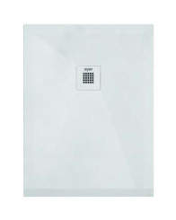 Receveur de douche résine de synthèse RECEA blanc 70x90