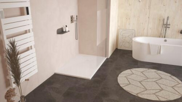 Receveur de douche résine de synthèse RECEA blanc 80x170
