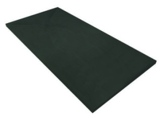 Receveur de douche résine de synthèse RECEA noir 90x200