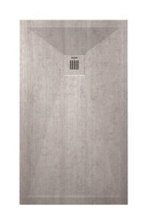 Receveur de douche résine de synthèse RECEA béton 80x120