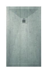 Receveur de douche résine de synthèse RECEA béton 80x160
