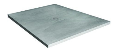 Receveur de douche résine de synthèse RECEA béton 90x90